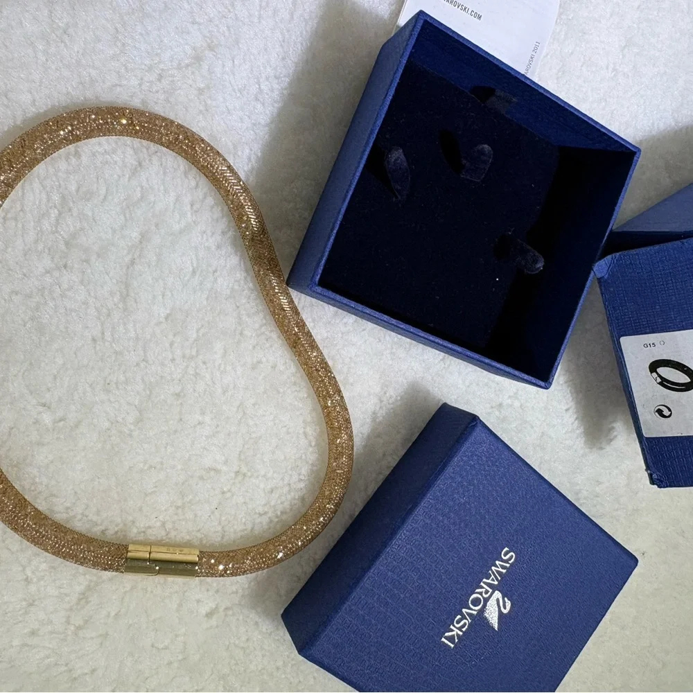 Swarovski gold Stardust Deluxe Bracelet - Picture 8 of 10